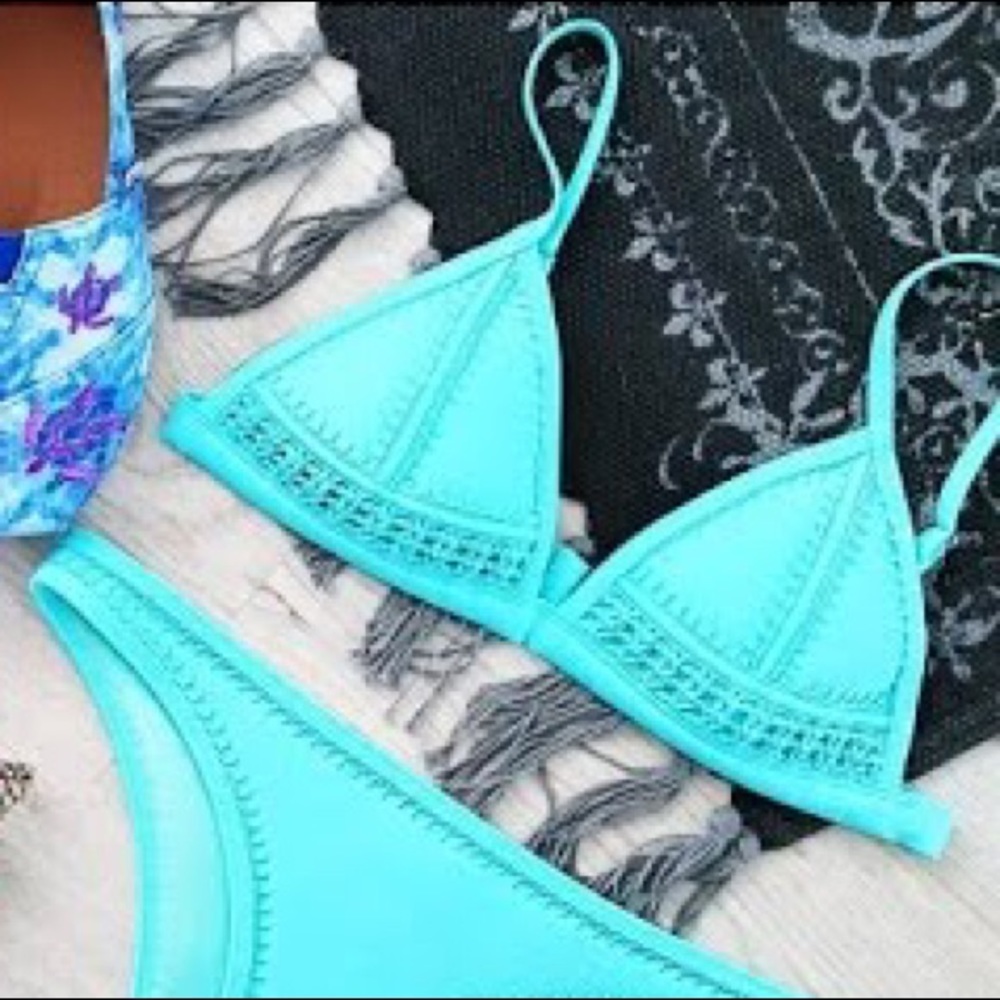 Light Blue TRIANGL Top
